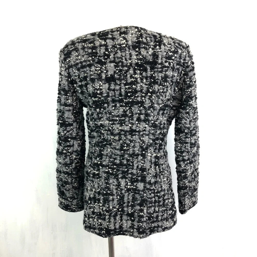 Club Monaco Lilias Boucle Wool Blend Blazer 2 - Picture 5 of 8